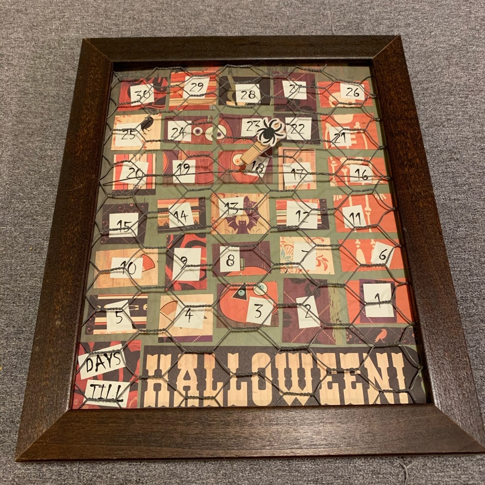 Halloween Countdown Frame